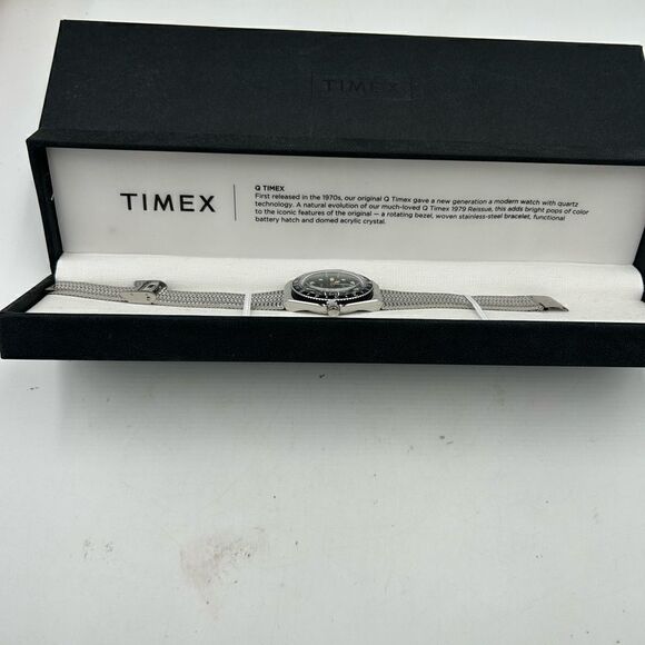 Men’s Q Timex 1978 re-issue falcon eye 38 mm quartz watch - Picture 5 of 8